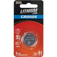 Do it Best CR2025 Lithium Coin Cell Battery