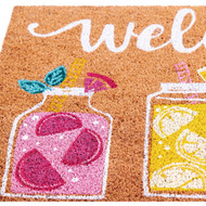 Natco Home 18 In. x 30 In. Coir Outdoor Doormat  Summer Refreshments