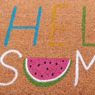 Natco Home 18 In. x 30 In. Coir Outdoor Doormat  Hello Summer