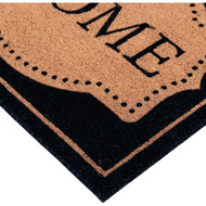 Natco Home 20 In. x 36 In. Coir Outdoor Doormat  Borderline Elegant Welcome