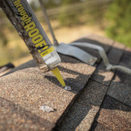 Through the Roof! 10.5 Oz. Black Low VOC Roof Sealant