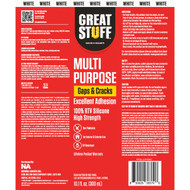 Great Stuff 10.1 Oz. White Multi-Purpose RTV Silicone Sealant