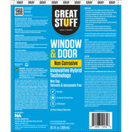 Great Stuff 10.1 Oz. Gray Window & Door Hybrid Polymer Sealant