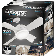 Bell+Howell SocketFan LED Light & Fan