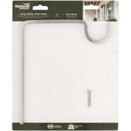 National 2646 9 In. Satin Nickel Steel Extended Wall Hook Plant Hanger