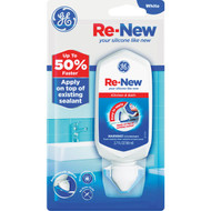 GE Re-New 2.7 Oz. White Kitchen & Bath Silicone Sealant