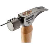 Stiletto 14 Oz. Smooth-Face Framing Hammer with Hickory Handle