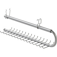 Rubbermaid Configurations Titanium Tie & Belt Organizer