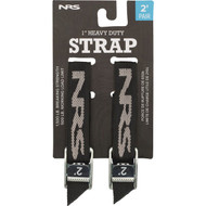 NRS 1 In. x 2 Ft. Stealth Black Heavy Duty Tie-Down Strap (2-Pack)