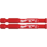 Milwaukee DIAMOND MAX 1/4 In. Diamond Grit Hole Saw (2-Pack)