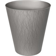 Hefty 2.3 Gal. Gun Metal Wastebasket