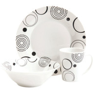 Gibson Home Modern Times Decorated Dinnerware Set (12-Piece)