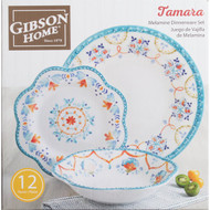 Gibson Home Tamara Scallop Shape Dinnerware Set (12-Piece)