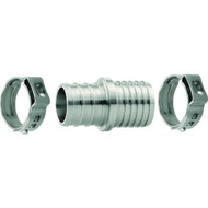 Plumbeeze Transition 3/4 In. Polybutylene  Stainless Steel PEX-B Coupling