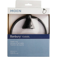 Moen Banbury 6 In. Towel Ring  Matte Black