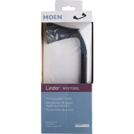 Moen Lindor Wall Mount Pivoting Toilet Paper Holder  Matte Black