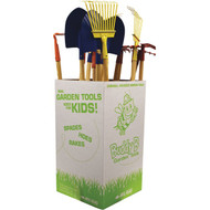 Buddy B 24 Piece Kids Garden Tool Display