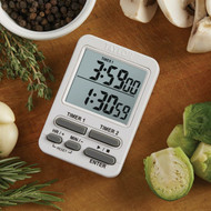 Taylor Dual Event Digital Timer With Clock