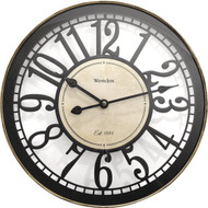 Westclox 12 In. Open Arabic Wall Clock