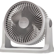 Denali Aire 8 In. Stepless Speed White USB Rechargeable Table Fan