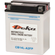 Deka 12-Volt 14 AH Powersport Battery  Right Front Positive Terminal