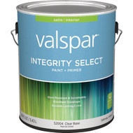 Valspar Integrity Select Paint & Primer Satin Interior Paint  Clear Base  1 Gal.