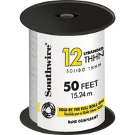 Southwire SIMpull 50 Ft. 12 AWG Stranded White THHN Electrical Wire