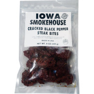 Iowa Smokehouse 8 Oz. Cracked Black Pepper Steak Bites