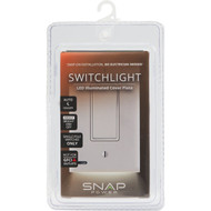 SnapPower SwitchLight 1-Gang Rocker Wall Plate  White