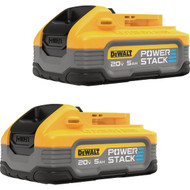 DEWALT POWERSTACK 20 Volt MAX Lithium-Ion 5 Ah Tool Battery (2-Pack)