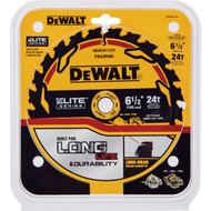 DEWALT Elite Series 6-1/2 In. 24-Tooth Circular Saw Blade