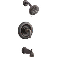 Moen Hilliard Posi-Temp 1-Handle Lever Tub & Shower Faucet  Mediterranean Bronze