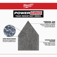 Milwaukee Assorted 80  120 & 180 Grit Mesh Power Sanding Sheets for M12 FUEL Orbital Detail Sander (12-Pack)