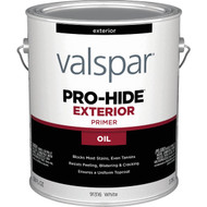 Valspar Pro-Hide Exterior Oil Based Primer  White  1 Gal.