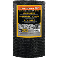 Acorn 1 In. x 24 In. H. x 150 Ft. L. Hexagonal  Vinyl-Coated Wire Poultry Netting