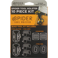 Spider Tool Holster Quad Tool Kit (10-Piece)