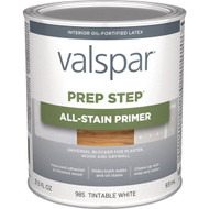 Valspar Prep Step 1 Qt. White All Stain Primer (Acrylic Alkyd)
