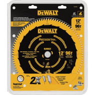 DEWALT 12 In. 100-Tooth Ultra Fine Finish Circular Saw Blade