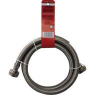 Lasco 3/4 In. x 5 Ft. Stainless Steel Washing Machine Hose