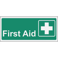 Hy-Ko Plastic Sign  First Aid