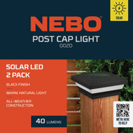 Nebo Espresso 40 Lm. Solar Post Cap Light