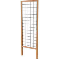 Panacea 72 In. H. Wood Framed Flower & Garden Wire Grid Trellis
