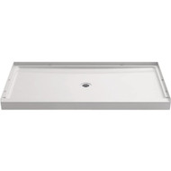 Sterling GUARD+ 36 In. W x 34 In. D Center Drain Shower Pan  White