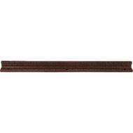 Rubberific 3 In. H. x 4 Ft. L. Brown Rubber Brickface Edger
