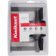 Kwikset Ladera Keyed Entry Lever SmartKey  Matte Black