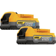 DEWALT POWERSTACK 20 Volt MAX Lithium-Ion 1.7 Ah Tool Battery (2-Pack)