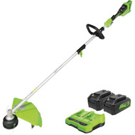 Greenworks 48V (2x24V) 16 In. Brushless Attachment Capable String Trimmer w/(2) 4.0 Ah Batteries & Charger