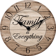 Westclox 11 In. Family Is Everything Wall Clock
