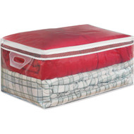 Whitmor Jumbo Flexible Zip Storage Tote