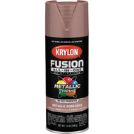 Krylon Fusion All-In-One 12 Oz. Metallic Spray Paint  Rose Gold